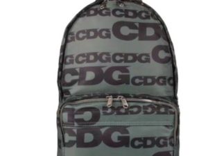 Cdg Grey Nylon Backpack