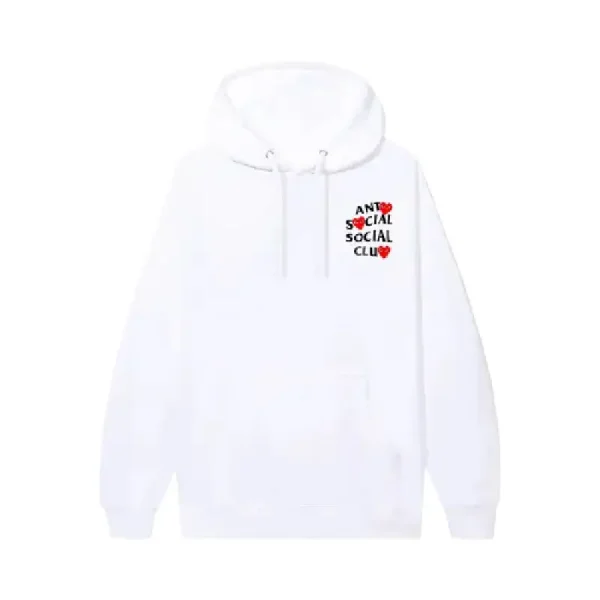ASSC X CDG Hoodie - White Front