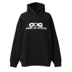 Black CDG Oversized Hoodie