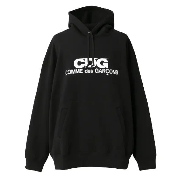 Black CDG Oversized Hoodie