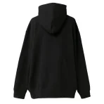 Black CDG Oversized Hoodie Back