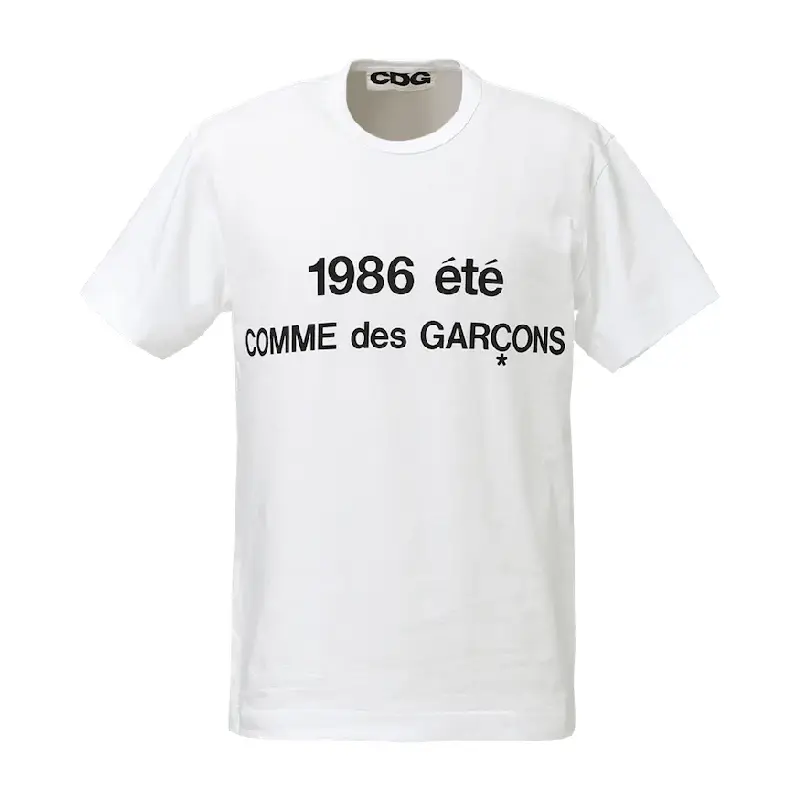 CDG 1986 T-Shirt - White CDG 1986 T-Shirt - White