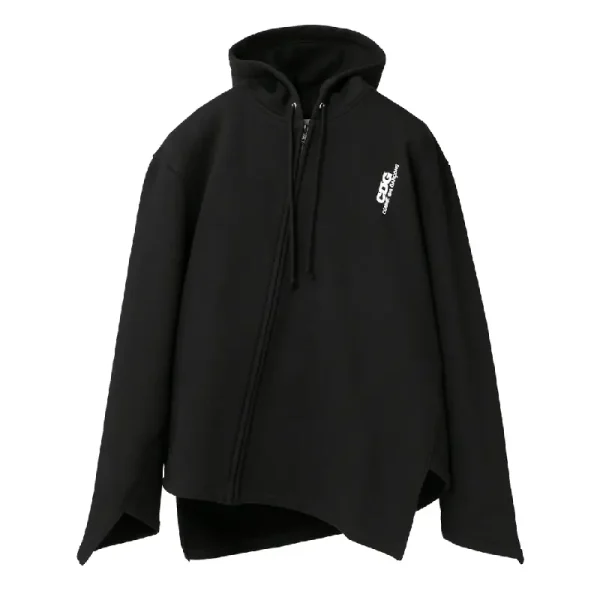 CDG Bias Hooded Sweatshirt - Black