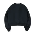 CDG Cut-Away Collar Bomber Jacket - Black Back