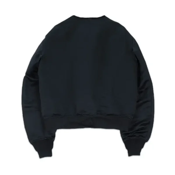 CDG Cut-Away Collar Bomber Jacket - Black Back