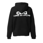 CDG Full Zip Hoodie - Black Back