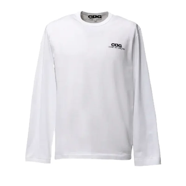 CDG Long Sleeve Shirt – White