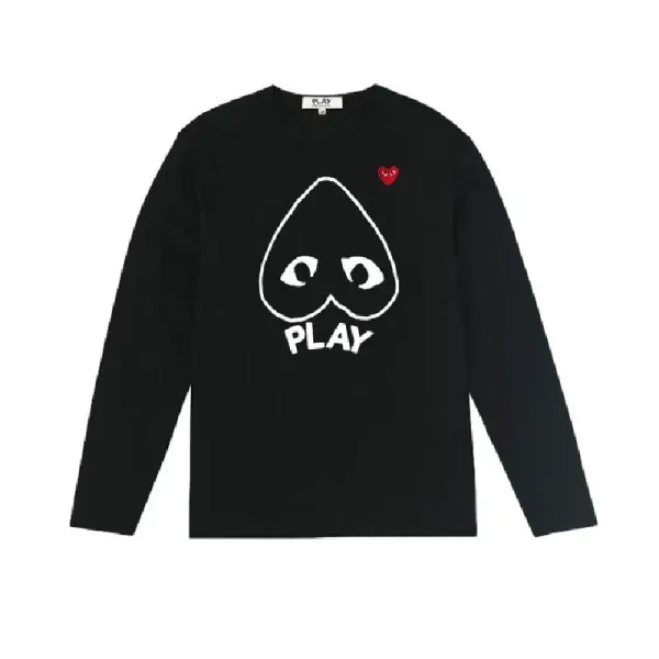 CDG Long Sleeve Sweartshirt - Black