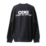 CDG Oversized Sweatshirt - Navy Back