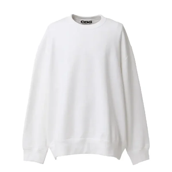 CDG Oversized Sweatshirt - White