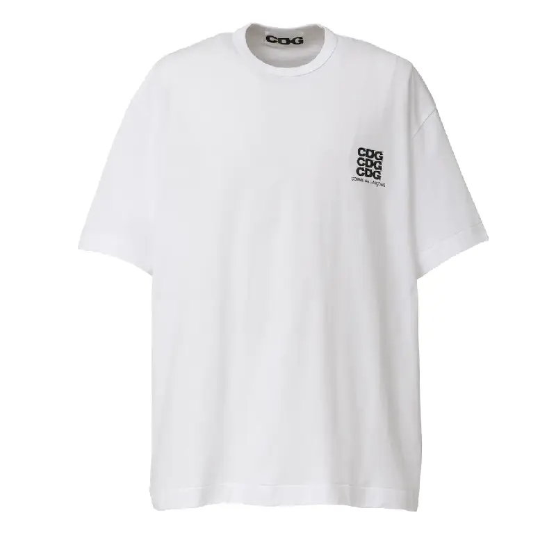 CDG Oversized T-Shirt in White CDG Oversized T-Shirt in White