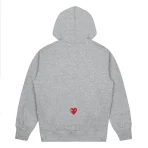 CDG PLAY Together Hoodie - Grey Back