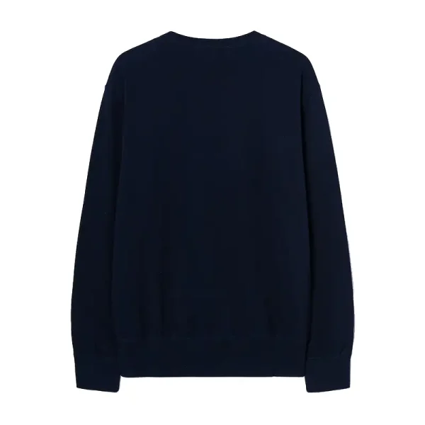 CDG Pink Logo Long Sleeve - Navy Back