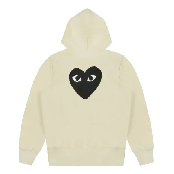 CDG Play Big Heart Hoodie - Back