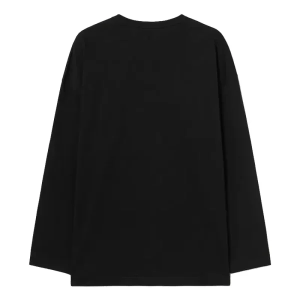 CDG Small Logo Oversized Long Sleeve - Black Back
