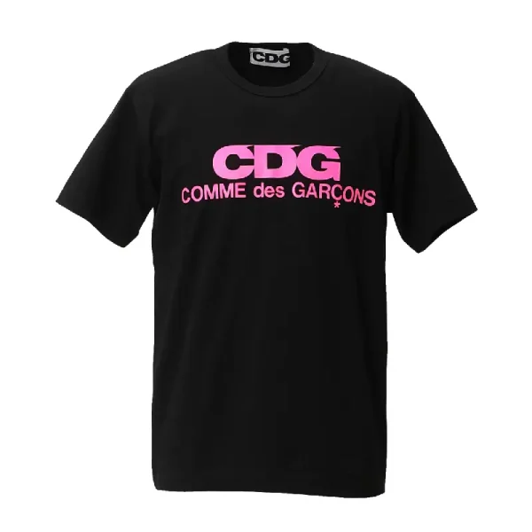 CDG T-Shirt Pink Logo
