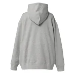 Grey CDG Oversized Hoodie Back