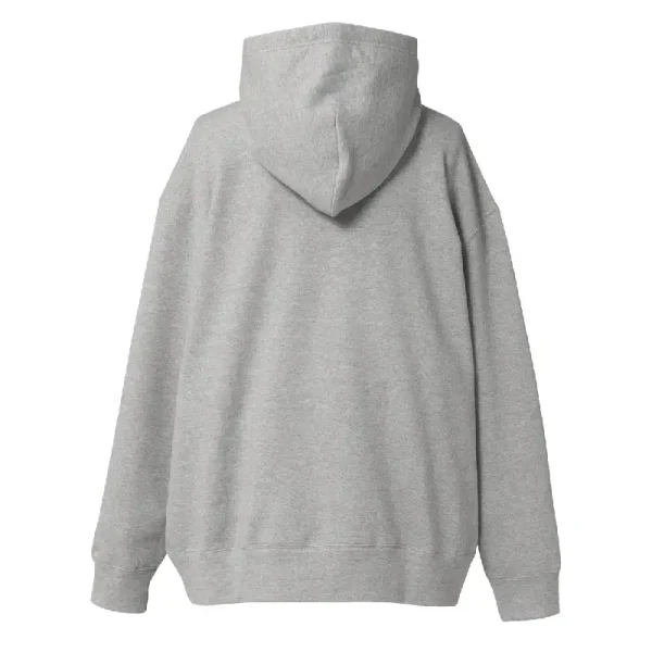 Grey CDG Oversized Hoodie Back