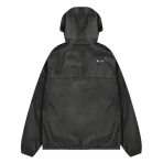 K-WAY CDG PLAY Full Zip Jacket - Black Back