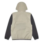 K-WAY CDG PLAY Half Zip Jacket - Black_Beige back