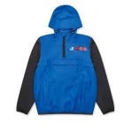 K-WAY CDG PLAY Half Zip Jacket - Blue_Black