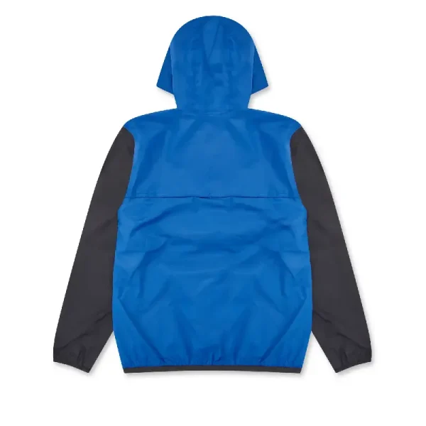 K-WAY CDG PLAY Half Zip Jacket - Blue_Black back