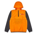 K-WAY CDG PLAY Half Zip Jacket - Orange_Black