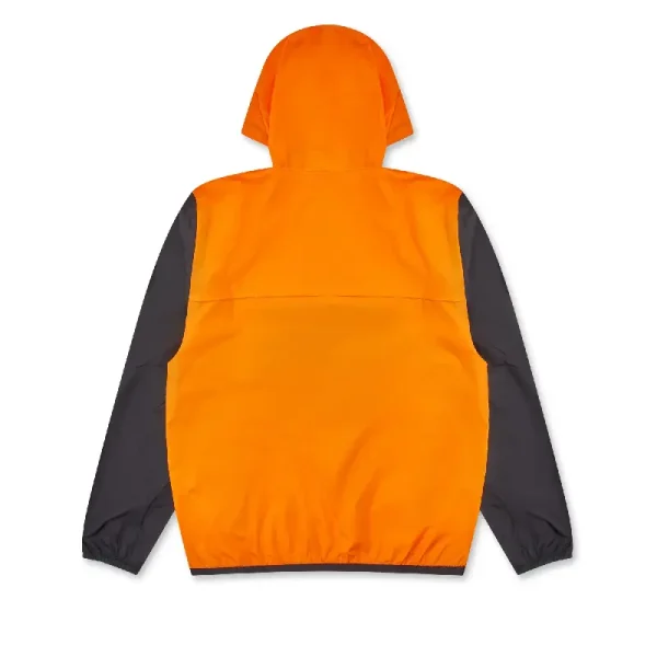K-WAY CDG PLAY Half Zip Jacket - Orange_Black back