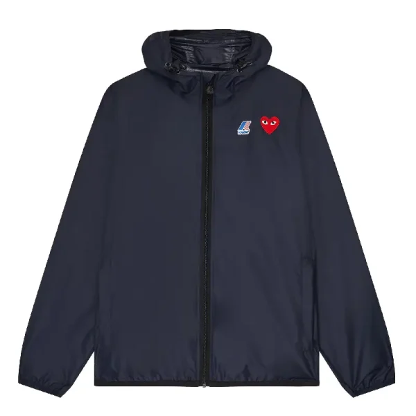 K-WAY PLAY CDG Jacket Full Zip - Navy