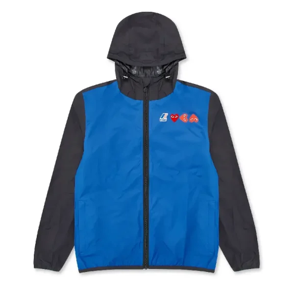 K-WAY PLAY CDG Jacket Full Zip – Blue_Black