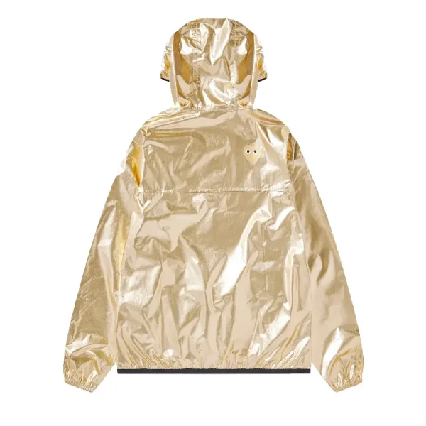 K-WAY PLAY CDG Jacket Full Zip – Gold back