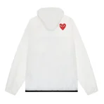 K-WAY PLAY CDG Jacket Full Zip – White Back