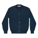 PLAY CDG Round Neck Cardigan - Pastel Navy