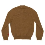 PLAY CDG Women's Cardigan Pastel Series Sleeve Heart - Camel Back