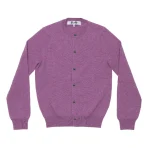 PLAY CDG Round Neck Cardigan Sleeve Heart - Purple